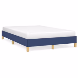 vidaXL Giroletto senza Materasso Blu 120x190 cm in Tessuto - Vista aggiuntiva 2