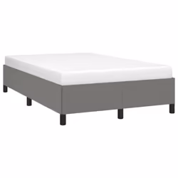 vidaXL Giroletto senza Materasso Grigio Scuro 120x190 cm in Tessuto - Vista aggiuntiva 3