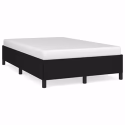 vidaXL Giroletto senza Materasso Nero 120x190 cm in Tessuto - Vista aggiuntiva 2