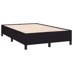 vidaXL Giroletto senza Materasso Nero 120x190 cm in Tessuto - Vista aggiuntiva 3