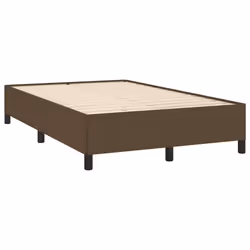 vidaXL Giroletto senza Materasso Marrone Scuro 80x200 cm in Tessuto - Vista aggiuntiva 3