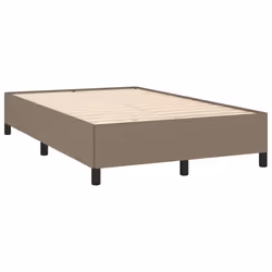 vidaXL Giroletto senza Materasso Tortora 120x190 cm Tessuto - Vista aggiuntiva 3