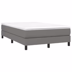 Giroletto a Molle con Materasso Grigio Scuro 120x190cm Tessutocod mxl 87285 - Vista aggiuntiva 2