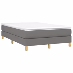 Giroletto a Molle con Materasso Grigio Scuro 120x190cm Tessutocod mxl 111307 - Vista aggiuntiva 2