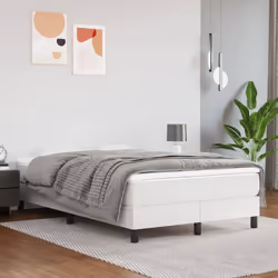 Giroletto a Molle con Materasso Bianco 120x190 cm in Similpellecod mxl 87289 - Vista aggiuntiva 3