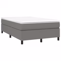 Giroletto a Molle con Materasso Grigio Scuro 120x190cm Tessutocod mxl 111185 - Vista aggiuntiva 2