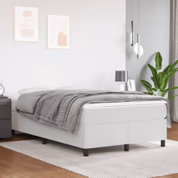 Giroletto a Molle con Materasso Bianco 120x190 cm in Similpellecod mxl 87182 - Vista aggiuntiva 3