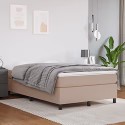 Giroletto a Molle con Materasso Cappuccino 120x190cm Similpellecod mxl 87178 - Vista aggiuntiva 3