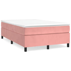 Giroletto a Molle con Materasso Rosa 120x190 cm in Vellutocod mxl 111311