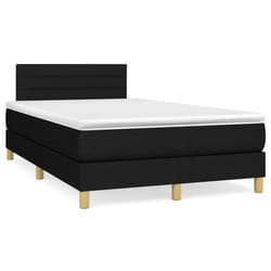 Giroletto a Molle con Materasso Nero 120x190 cm in Tessutocod mxl 115996