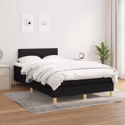 Giroletto a Molle con Materasso Nero 120x190 cm in Tessutocod mxl 115996 - Vista aggiuntiva 3