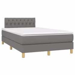 Giroletto a Molle con Materasso Grigio Scuro 120x190cm Tessutocod mxl 92026 - Vista aggiuntiva 2