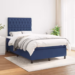 Giroletto a Molle con Materasso Blu 120x190 cm in Tessutocod mxl 92245 - Vista aggiuntiva 3