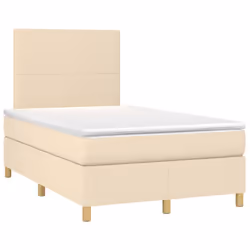 Giroletto a Molle con Materasso Crema 120x190 cm in Tessutocod mxl 116213 - Vista aggiuntiva 2