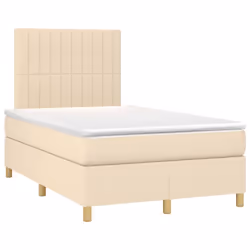 Giroletto a Molle con Materasso Crema 120x190 cm in Tessutocod mxl 115977 - Vista aggiuntiva 2