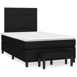 Giroletto a Molle con Materasso Nero 120x190 cm in Tessutocod mxl 91827