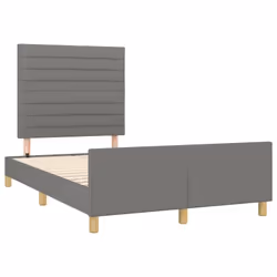 Giroletto con Testiera Grigio Scuro 120x190 cm in Tessutocod mxl 92266 - Vista aggiuntiva 3