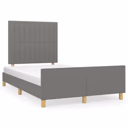 Giroletto con Testiera Grigio Scuro 120x190 cm in Tessutocod mxl 92900 - Vista aggiuntiva 2