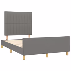 Giroletto con Testiera Grigio Scuro 120x190 cm in Tessutocod mxl 92900 - Vista aggiuntiva 3