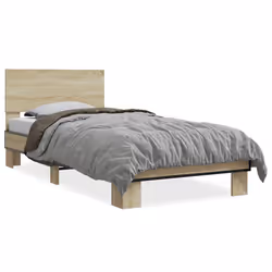 Giroletto Rovere Sonoma 75x190cm in Legno Multistrato e Metallocod mxl 116552 - Vista aggiuntiva 2