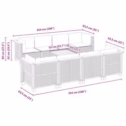 VidaXL 3261769 set mobili da esterno - Vista aggiuntiva 8