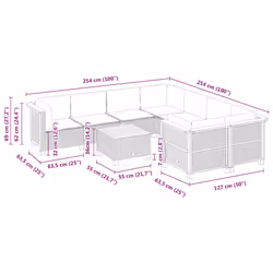 VidaXL 3261775 set mobili da esterno - Vista aggiuntiva 8