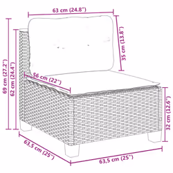 VidaXL 3261811 set mobili da esterno - Vista aggiuntiva 8