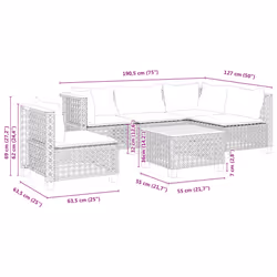 VidaXL 3261839 set mobili da esterno - Vista aggiuntiva 8