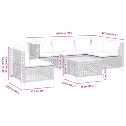 VidaXL 3261842 set mobili da esterno - Vista aggiuntiva 8