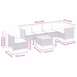 VidaXL 3261875 set mobili da esterno - Vista aggiuntiva 8
