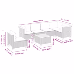 VidaXL 3261879 set mobili da esterno - Vista aggiuntiva 8