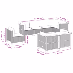 VidaXL 3261903 set mobili da esterno - Vista aggiuntiva 6