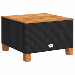 vidaXL Set Divani da Giardino 10pz con Cuscini in Polyrattan Nero - Vista aggiuntiva 3