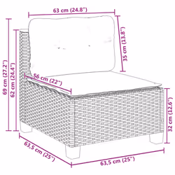 VidaXL 3262021 set mobili da esterno - Vista aggiuntiva 8