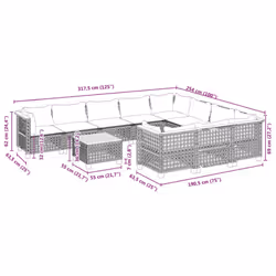 VidaXL 3262040 set mobili da esterno - Vista aggiuntiva 8