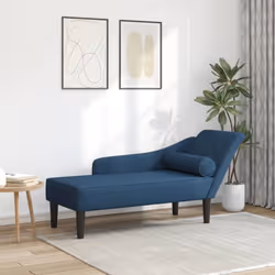 Sedie a sdraio: Colore: Blu Materiale: Tessuto (100% poliestere), schiuma, legno massello, compensato Dimensioni: 141 x 55,5  ...
