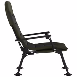 VidaXL 4006416 sedia da esterno Terrazzo Acciaio Nero, Verde - Vista aggiuntiva 4