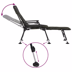 VidaXL 4006421 letto per esterni Nero - Vista aggiuntiva 6
