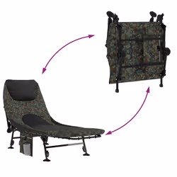 VidaXL 4006423 letto per esterni Nero - Vista aggiuntiva 7