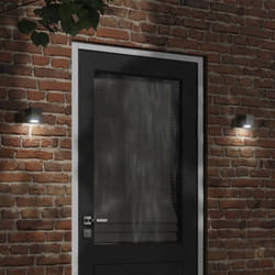 Vidaxl - Applique da Parete per Esterni 2 pz Nere Alluminio Pressofuso 567538