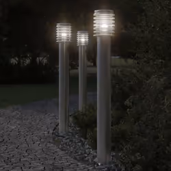 Illuminate il vostro spazio esterno con queste lampade da terra da esterno! Grado di protezione IP44: Grazie al suo corpo in  ...