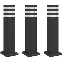 Lampade da Terra per Esterni Nera 50 cm in Alluminio Vidaxl