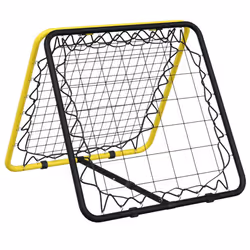 Rimbalzatore Calcio Doppio Lato Regolabile Giallo Nero Acciaiocod mxl 116561 - Vista aggiuntiva 2