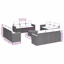 VidaXL 3258245 set mobili da esterno - Vista aggiuntiva 3