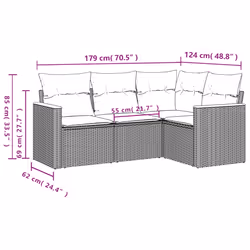 VidaXL 3258339 set mobili da esterno