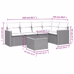 VidaXL 3258356 set mobili da esterno - Vista aggiuntiva 3