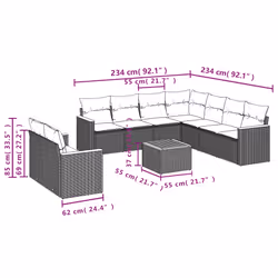 VidaXL 3258499 set mobili da esterno - Vista aggiuntiva 3
