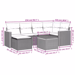 VidaXL 3258576 set mobili da esterno - Vista aggiuntiva 3