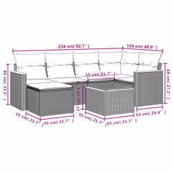 VidaXL 3258583 set mobili da esterno - Vista aggiuntiva 3