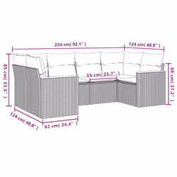 VidaXL 3258660 set mobili da esterno